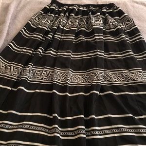Tribal type pattern long skirt. 😊 4 for 20!